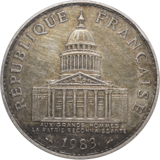 France - République, 100 Francs Panthéon 1983