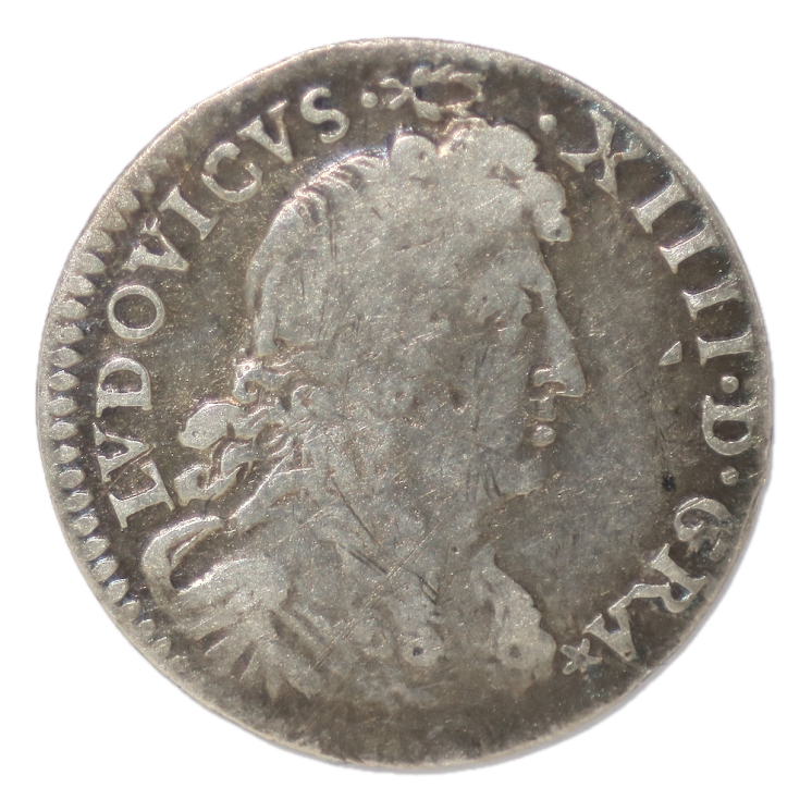 France - Louis XIV, 4 Sols des Traitants 1677 A (Paris)