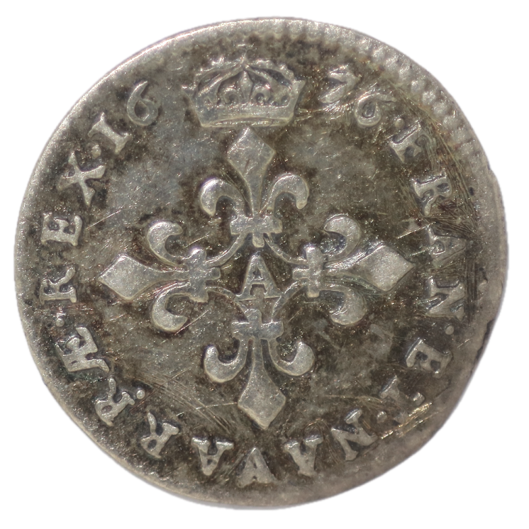 France - Louis XIV, 4 Sols des Traitants 1676 A (Paris)