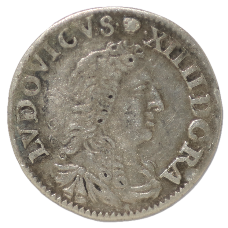 France - Louis XIV, 4 Sols des Traitants 1676 D (Lyon)