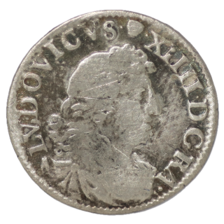 France - Louis XIV, 4 Sols des Traitants 1677 D (Lyon)