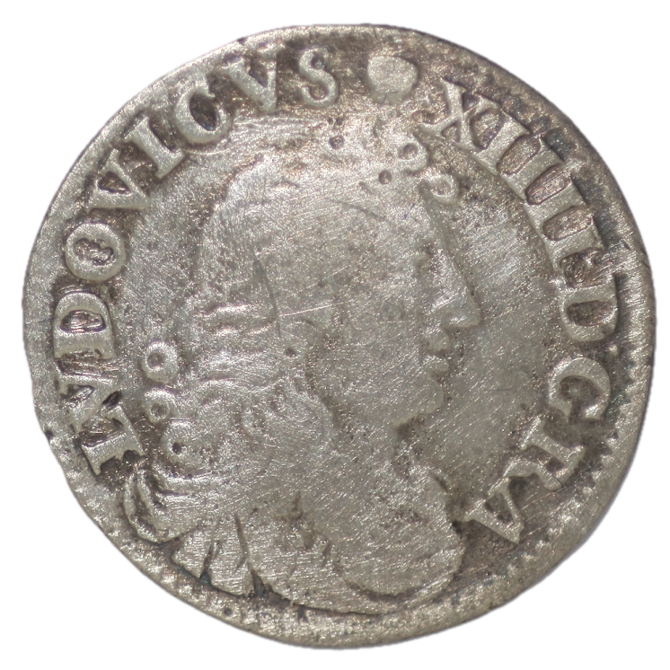 France - Louis XIV,  4 Sols des Traitants 1676 D (Lyon)