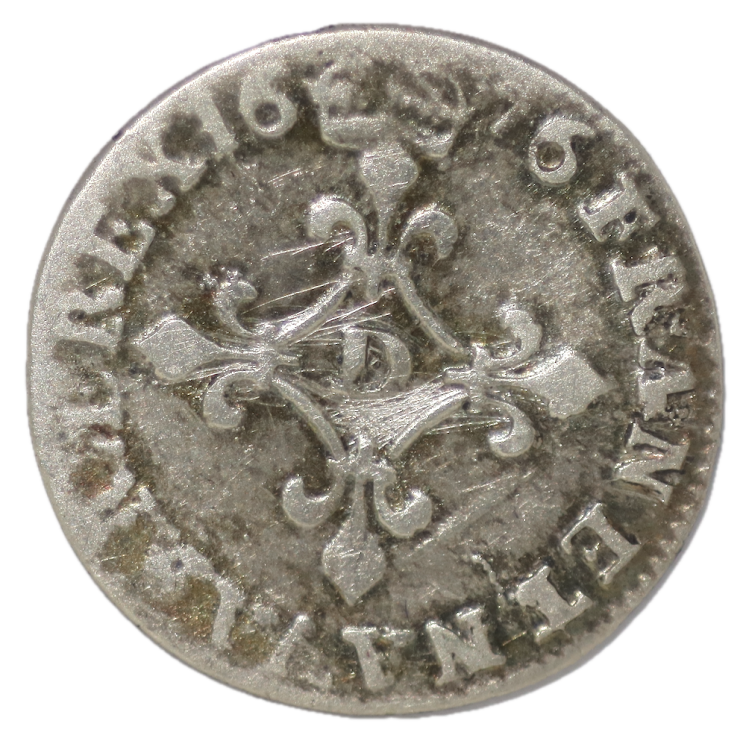 France - Louis XIV, 4 Sols des Traitants 1676 D (Lyon)