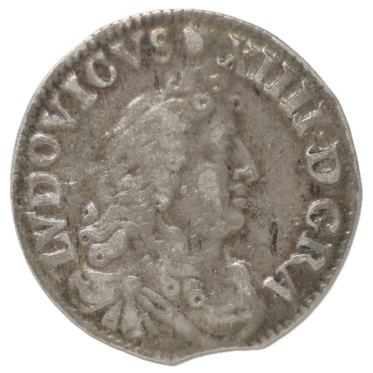 France - Louis XIV, 4 Sols des Traitants 1675 D (Lyon)