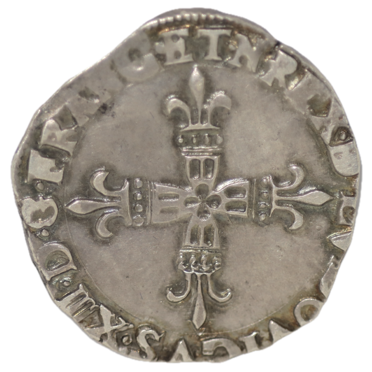 France - Louis XIII, 1/4 d'Ecu de Bearn 1629 Morlaas