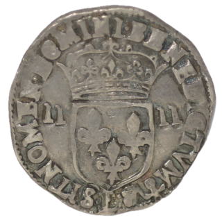 France - Louis XIII, 1/4 d'Ecuyer de Bearn 1630 L (Bayonne)