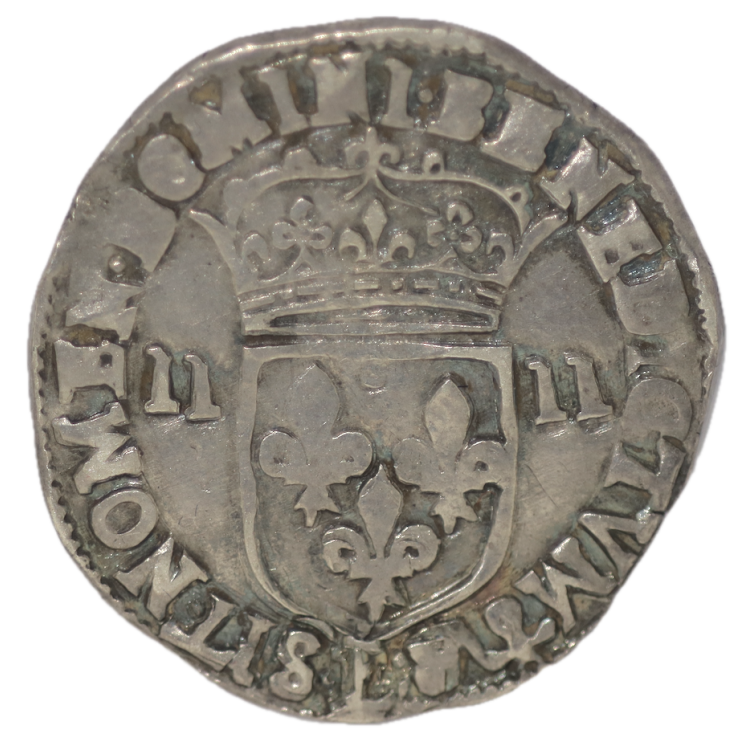 France - Louis XIII, 1/4 d'Ecuyer de Bearn 1630 L (Bayonne)