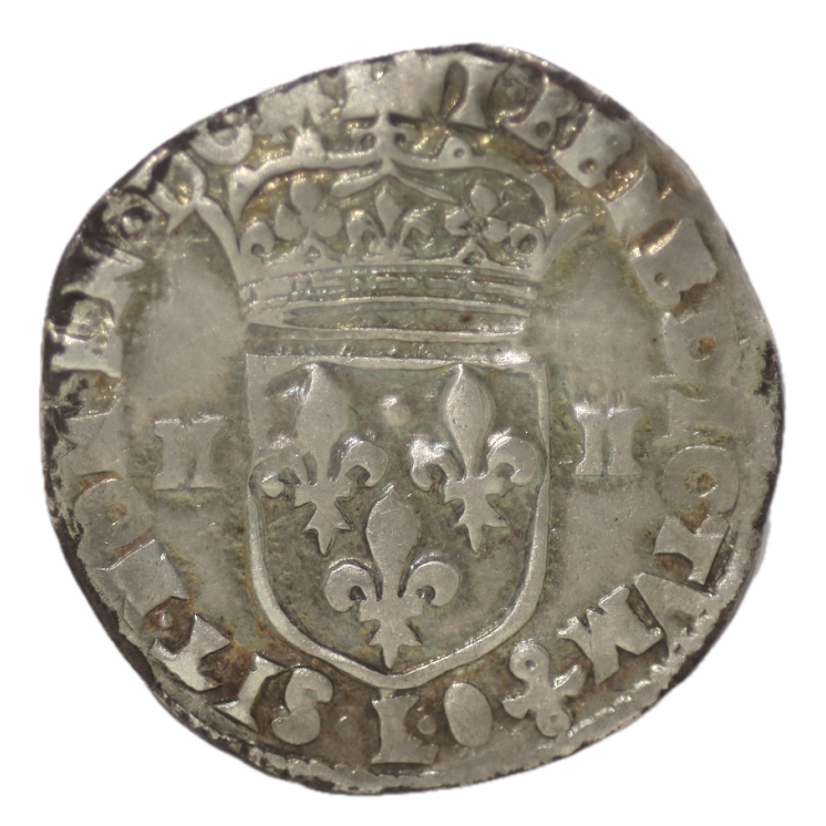 France - Louis XIII, 1/4 d'Ecu de Bearn 1623 L (Bayonne)