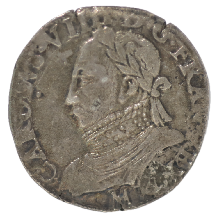 France - Charles IX, Teston 1574 M (Toulouse)