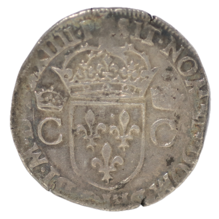 France - Charles IX, Teston 1574 M (Toulouse)