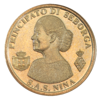 Seborga - Princesse Nina, 1 Luigini 2024