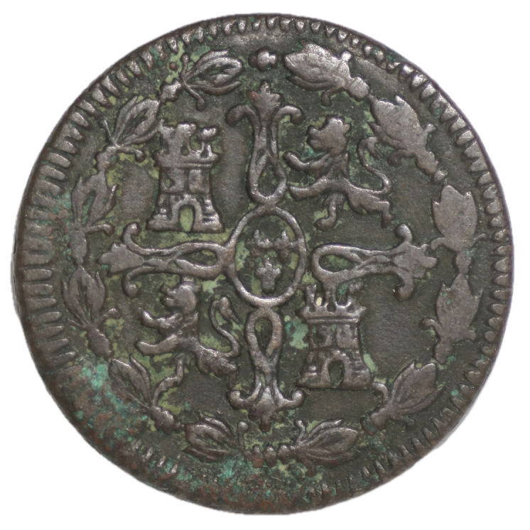 Espagne - Ferdinand VII, 8 Maravedis 1816