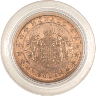 Monaco - Rainier III, 5 Centimes 2005