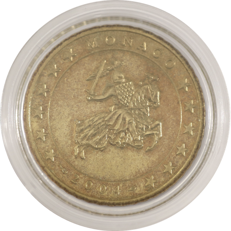 Monaco - Rainier III, 50 Centimes 2004