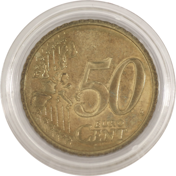Monaco - Rainier III, 50 Centimes 2004