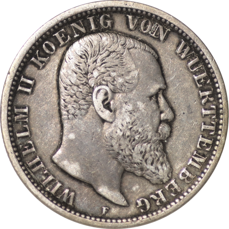 Allemagne - Wilhelm II (1888-1915), 2 Marks 1896