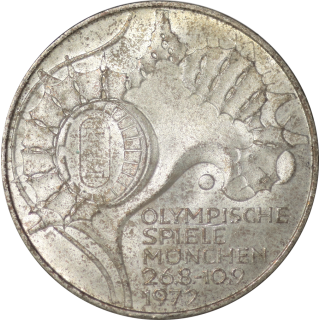 Allemagne (Ouest) - 10 Marks 1972 G - Série Olympique