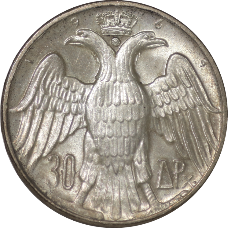 Grèce - 30 Drachmes 1964