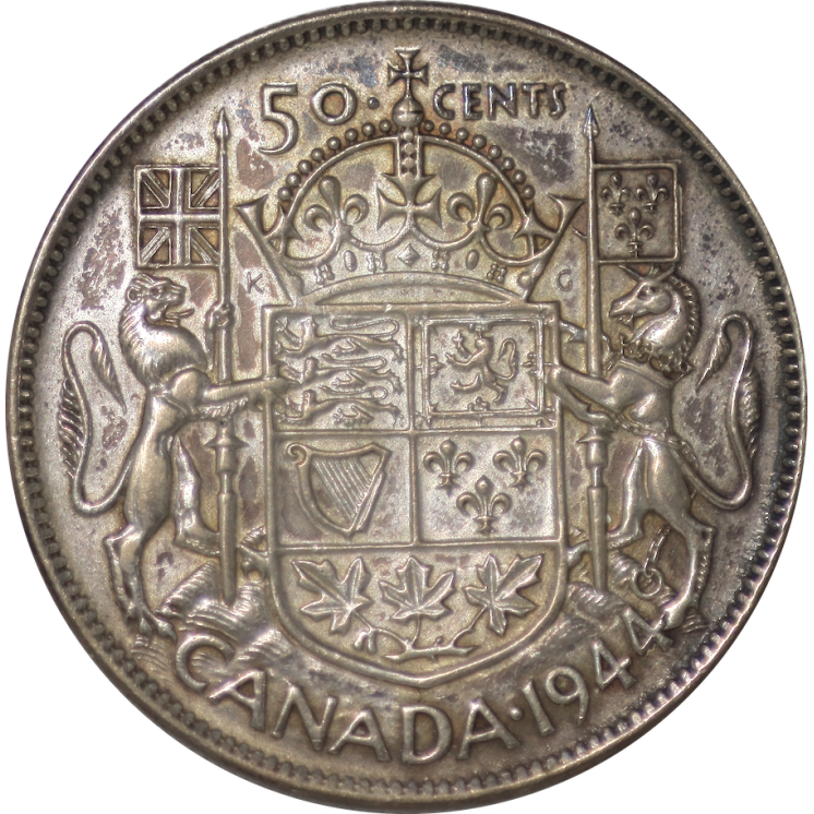 Canada - Georges VI (1936-1952), 50 Cents 1944