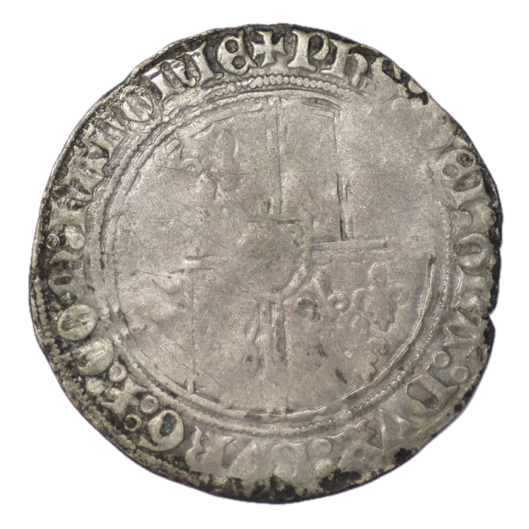 France - Comté de Hainaud, Philippe le Bon (1433-1467), Double Gros Vierlander
