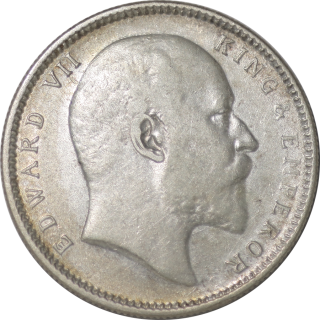 Inde - Edward VII, 1 Rupee 1906