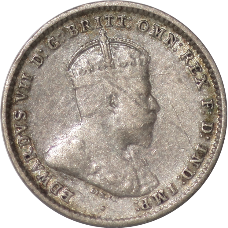 Australie - Edward VII, 3 Pence 1910