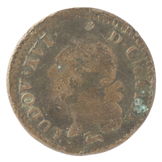 France - Louis XVI (1774-1791), Sol 1785 R (Orléans)