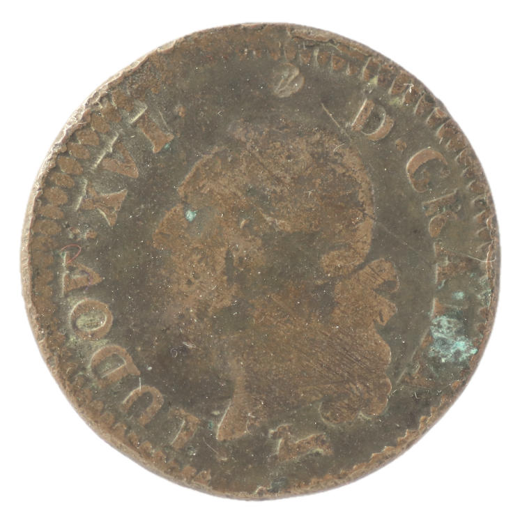 France - Louis XVI (1774-1791), Sol 1785 R (Orléans)