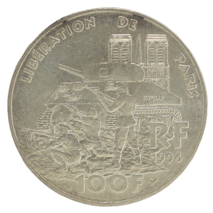 France - République, 100 Francs Libération de Paris 1994