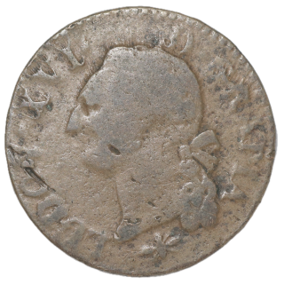 France - Louis XVI, Sol 1794 D (Lyon)