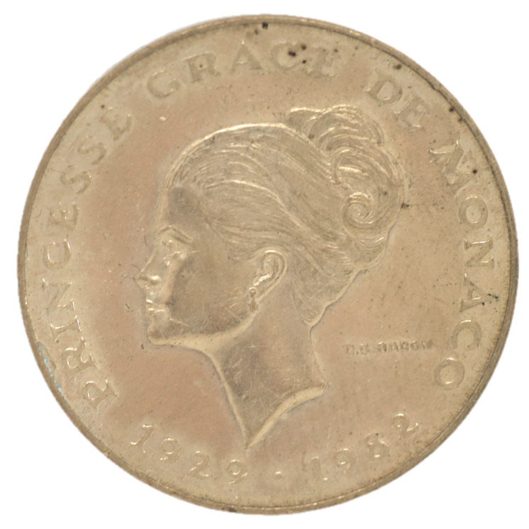 Monaco - Rainier III, 10 Francs Grace Kelly, 1982