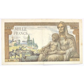 France - 1000 Francs Déméter EF.11-6-1942.EF.