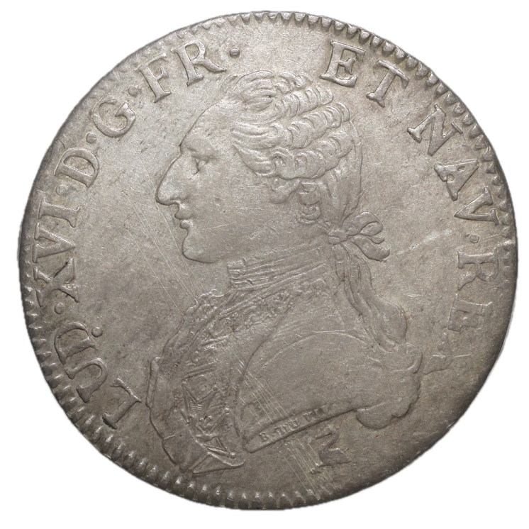 France - Louis XVI (1774-1791), Ecu aux Lauriers 1784 A (Paris)