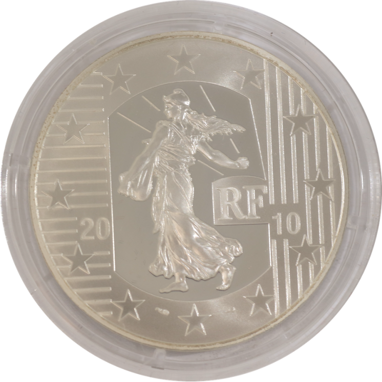 France - République, 10 Euros Semeuse 2010