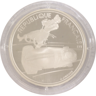 France - République, 100 Francs 1990 JO d'Alberville
