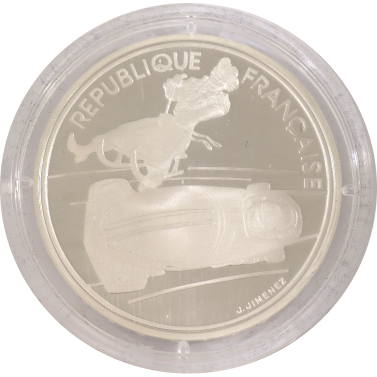 France - République, 100 Francs 1990 JO d'Alberville