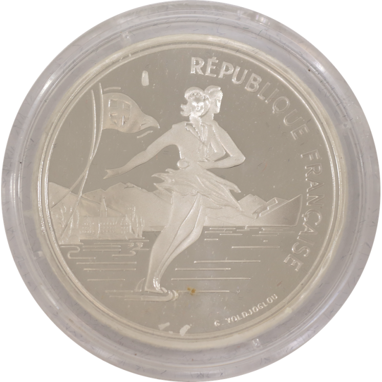 France - République, 100 Francs 1989 JO d'Alberville