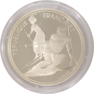 France - République, 100 Francs 1990 JO d'Alberville
