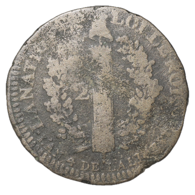France - Louis XVI (1774-1791), 2 Sols 1792