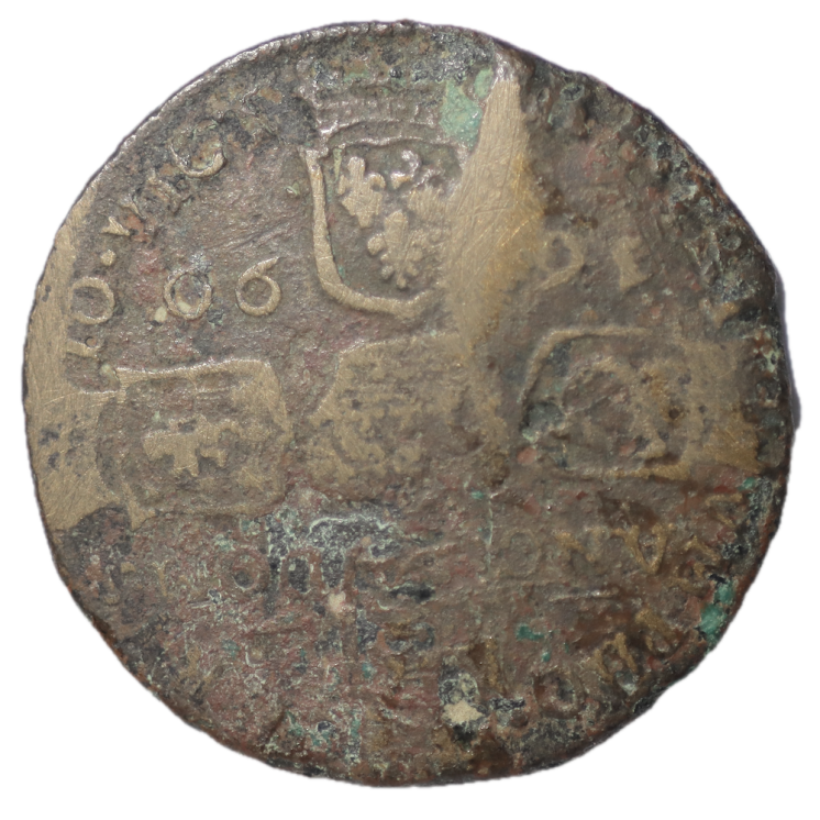 Irlande - James II (1685-1691), Couronne 1690 CU, Frappée lors de la guerre civile