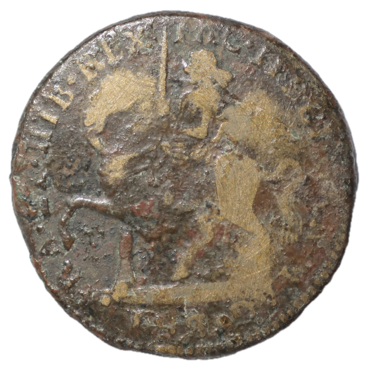 Irlande - James II (1685-1691), Couronne 1690 CU, Frappée lors de la guerre civile