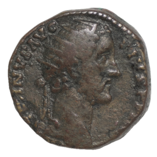 Rome - Antonin le Pieux (138-161), Dupondius, Saturne