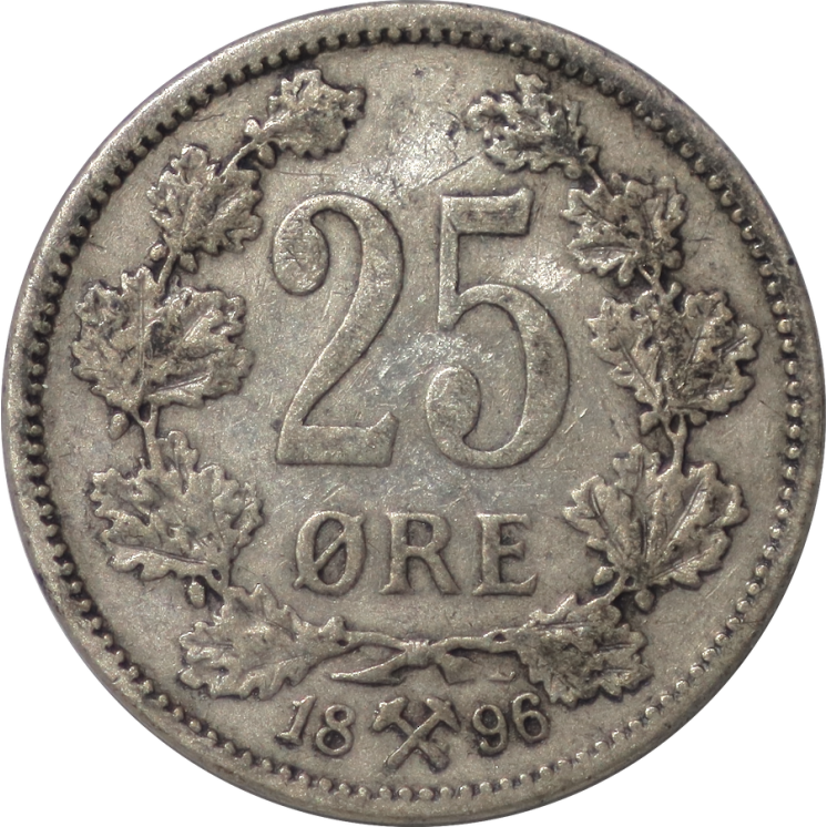 Norvège - 25 Ore 1896