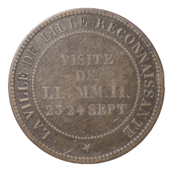 France - Napoléon III (1848-1870), médaille commémorative