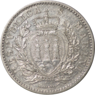 Saint-Marin - 1 Lira 1898