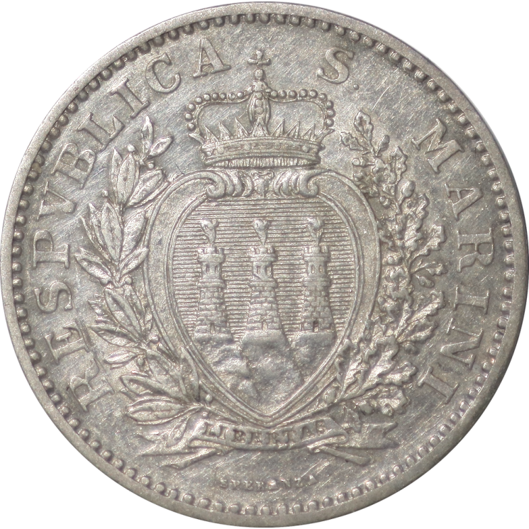 Saint-Marin - 1 Lira 1898
