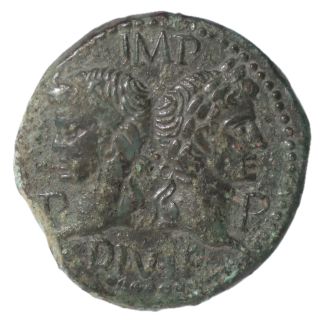 Gaule - Auguste et Agrippa (27 av. J.C. - 14 ap. J.C.), Dupondius