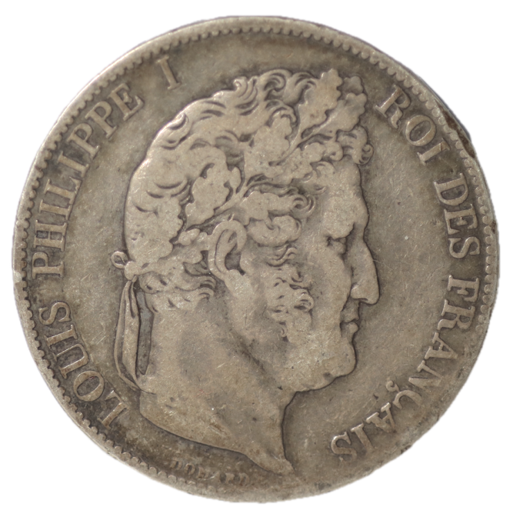France - Louis Philippe Ier (1830-1848), 5 Francs 1845 W (Lille)
