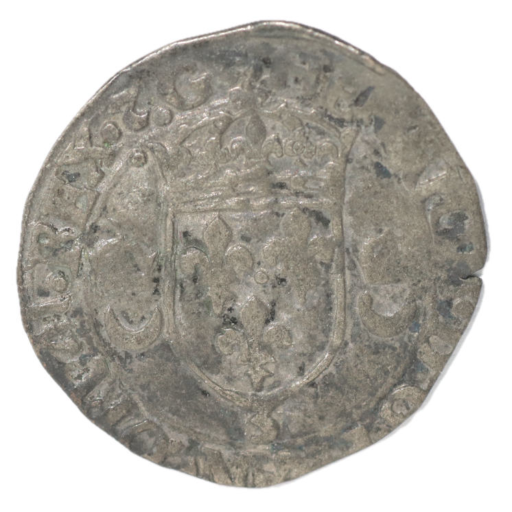 France - Henri II (1549-1559), Douzain aux croissants