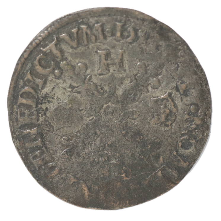 France - Henri II (1549-1559), Douzain aux croissants